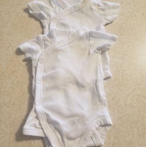 White Side Snap Onsies